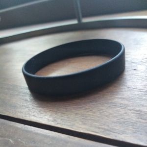 Black Rubber Bracelet